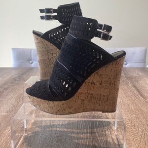 Black David Black Microsuede, used with original box.